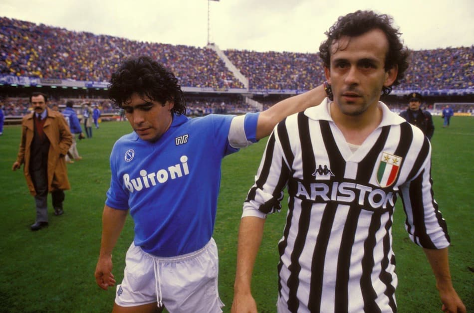 Maradona e Platini (1987)
