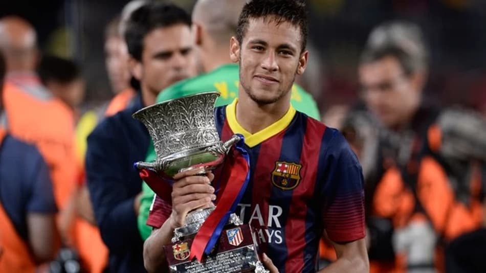 Primeiro título de Neymar no Barcelona
