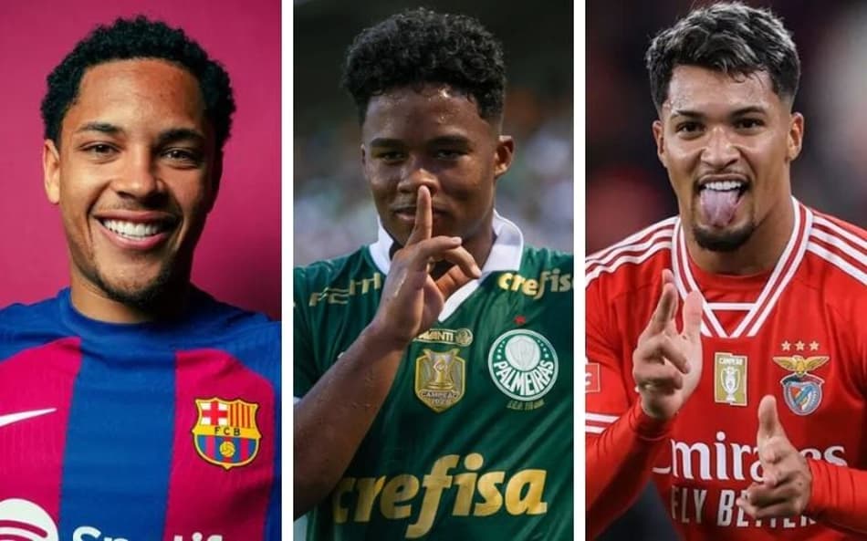 Endrick e Vitor Roque na lista confira as 10 maiores joias do futebol mundial segundo Observatório Internacional
