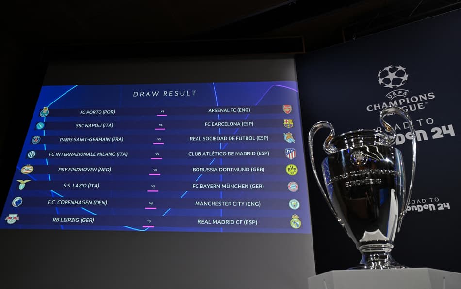 Sorteio Champions League