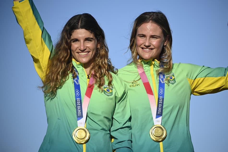 Martine Grael e Kahena Kunze