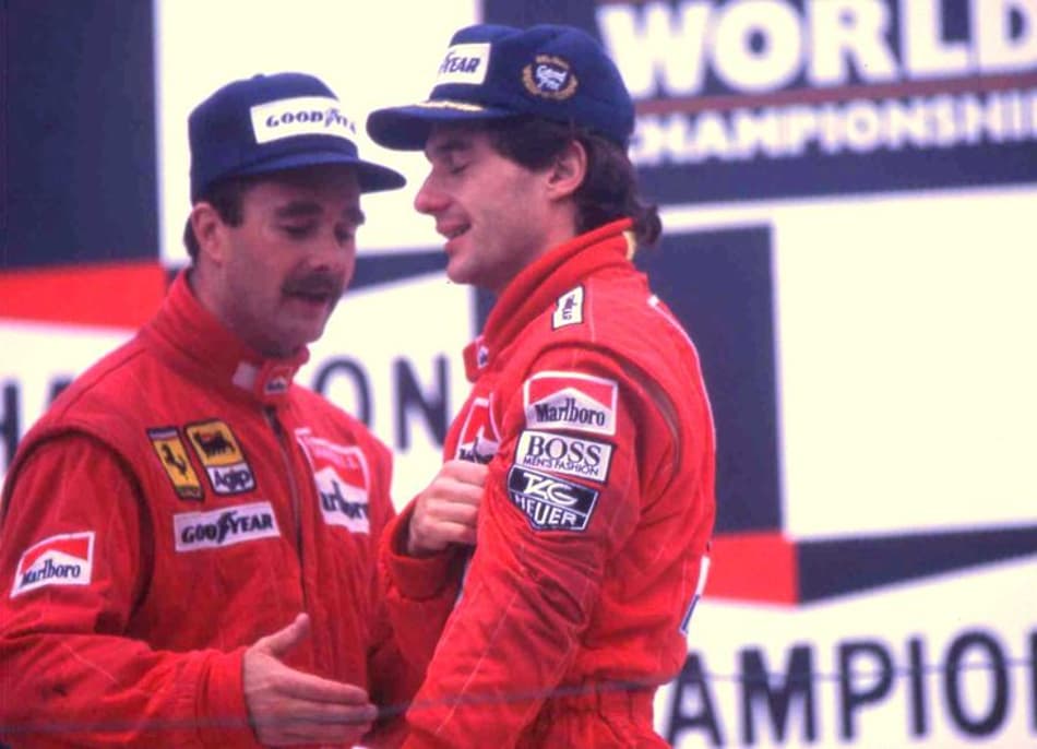 ayrton senna nigel mansell