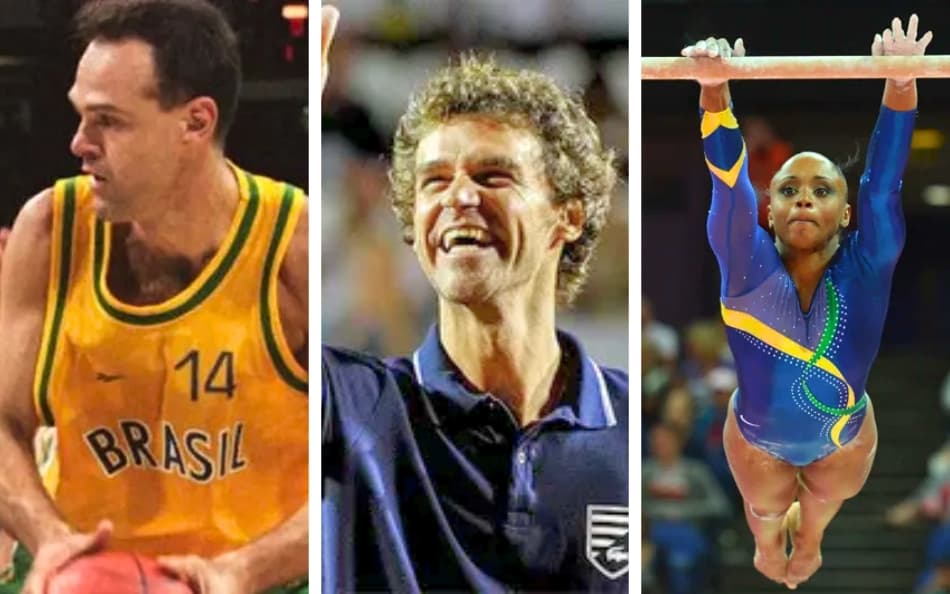 Oscar Schmidt, Gustavo Kuerten e Daiane dos Santos