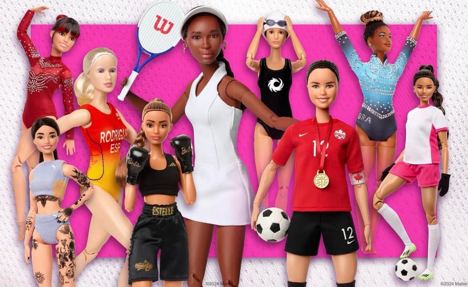 barbies atletas