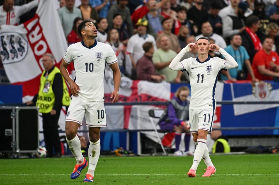 Inglaterra - Bellingham e Foden