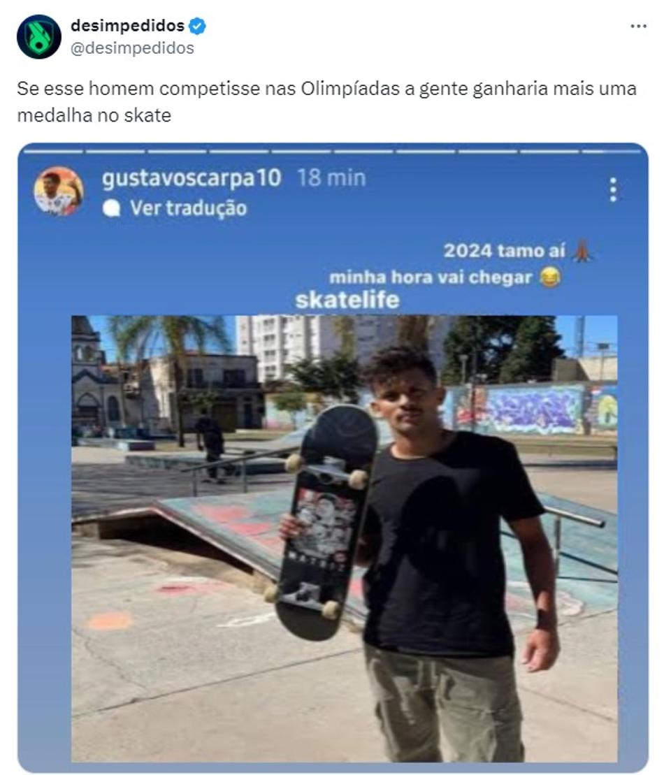 Olimpíadas de Paris no Lance! Confira os principais memes deste domingo (28)