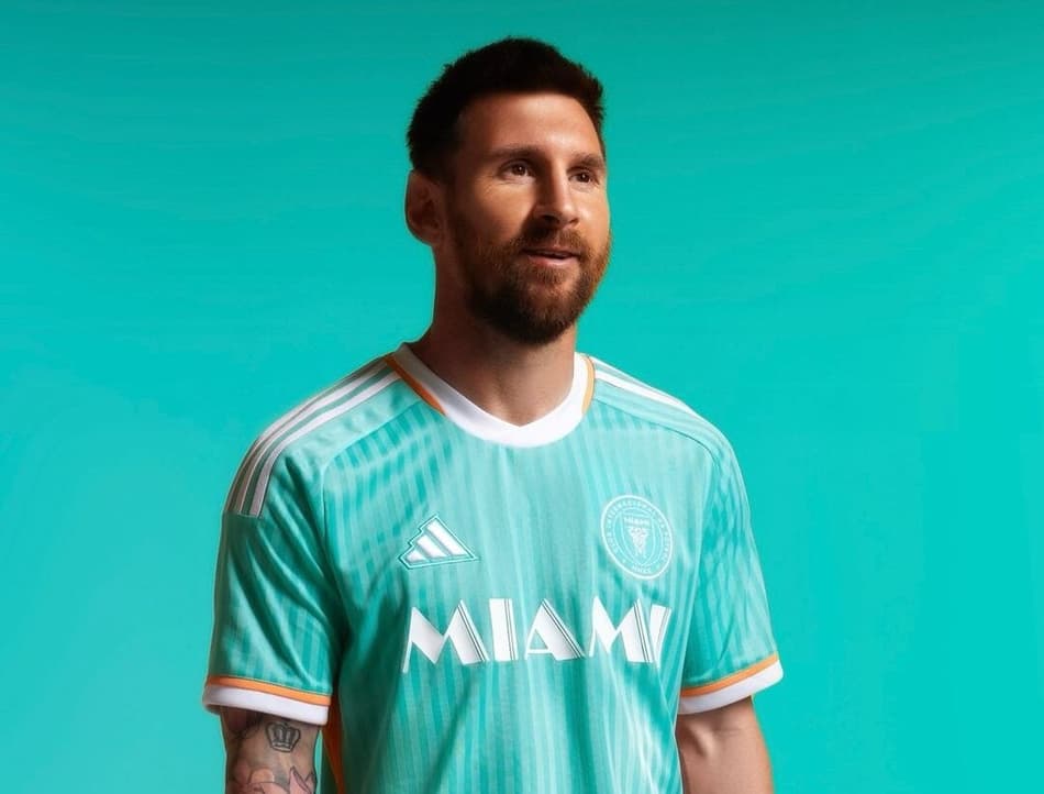 Com Messi como modelo, MLS lança camisas retrôs da liga