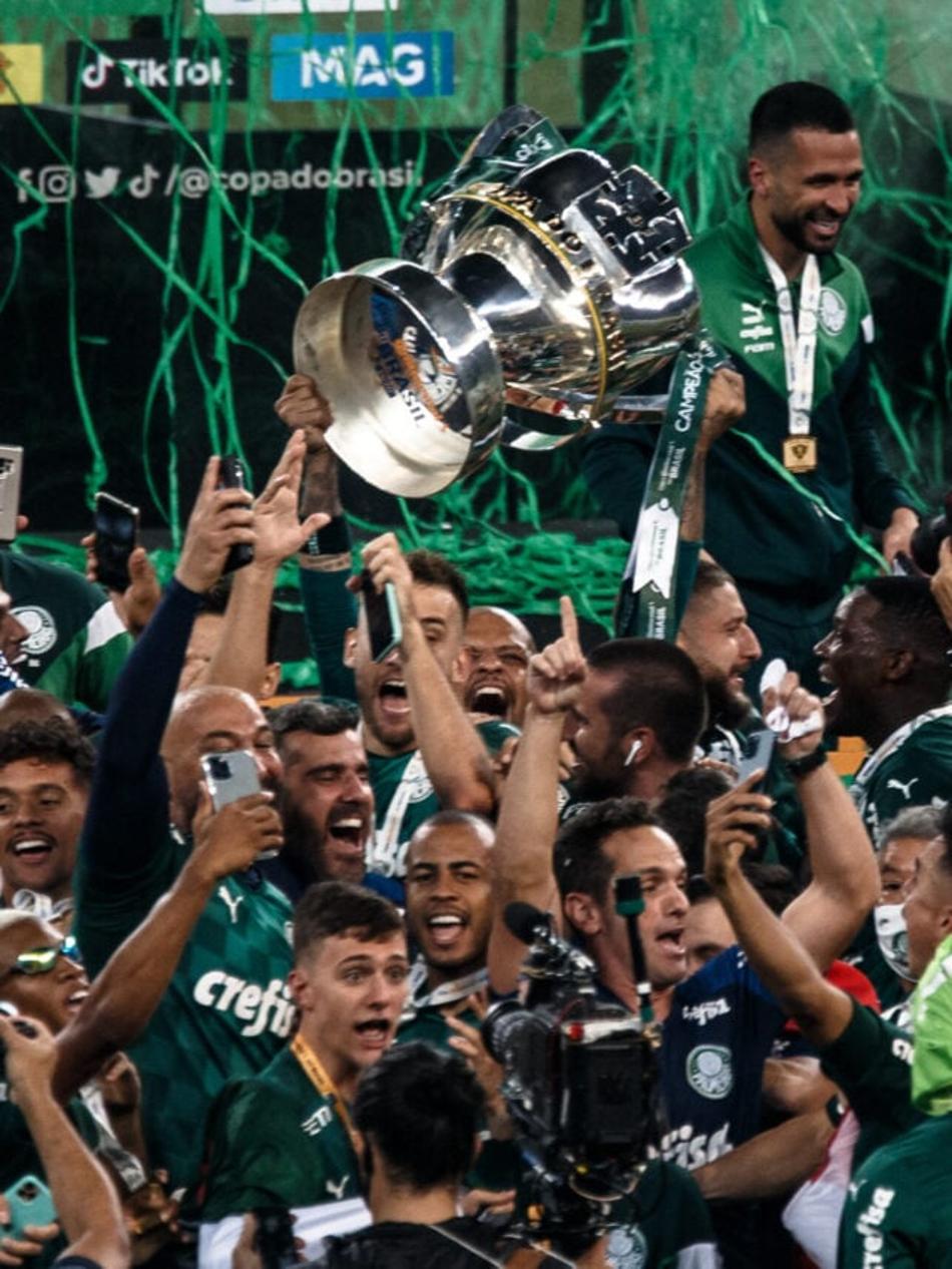 O Palmeiras é tetra campeão da Copa do Brasil. Foto: Ettore Chiereguini/AGIF