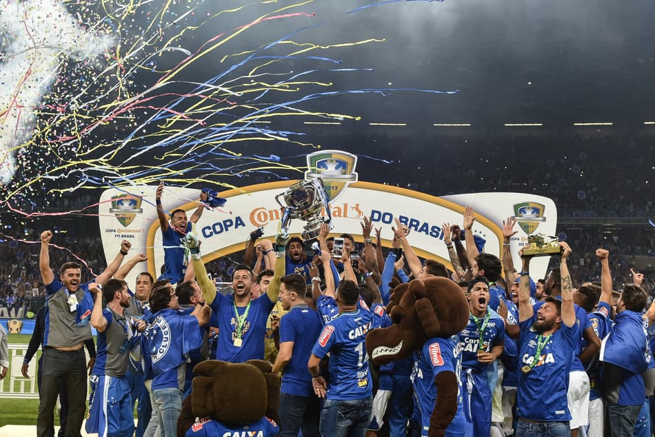 O Cruzeiro é o maior campeão da história da Copa do Brasil, com 6 títulos. Foto: Andr&#xe9; Yanckous/AGIF