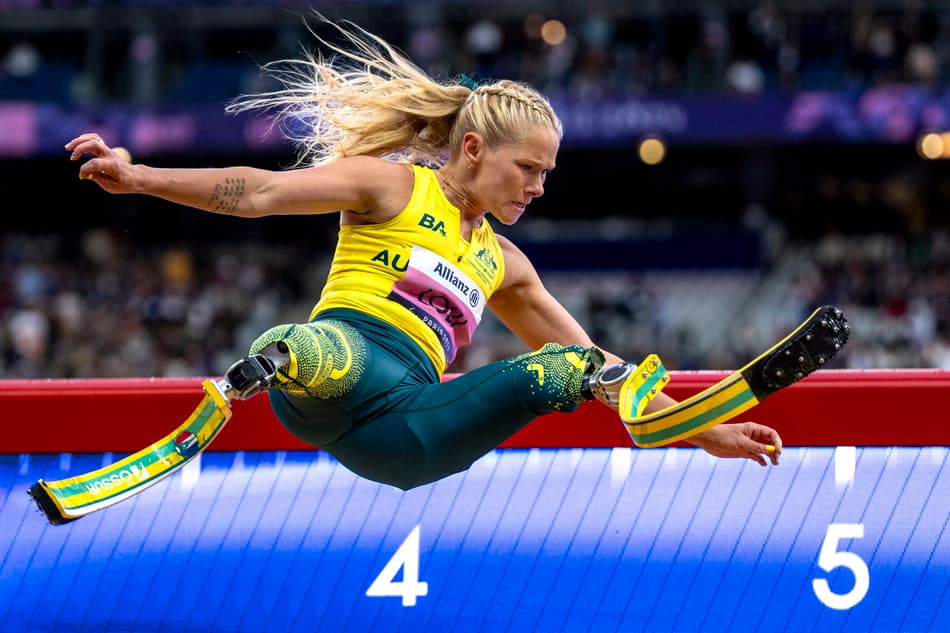 Vanessa Low, da Austrália, nos Jogos Paralímpicos de Paris 2024