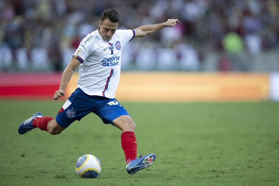 RJ - RIO DE JANEIRO - 04/08/2024 - BRASILEIRO A 2024, FLUMINENSE X BAHIA - Santiago Arias jogador do Bahia durante partida contra o Fluminense no estadio Maracana pelo campeonato Brasileiro A 2024. Foto: Jorge Rodrigues/AGIF