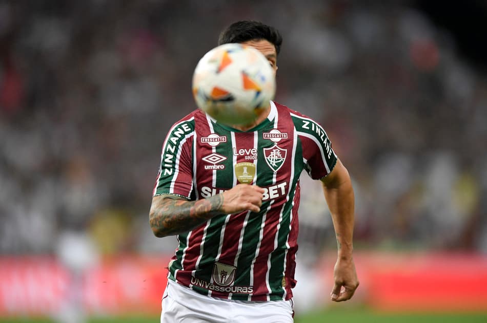 Atacante argentino German Cano em Fluminense x Atlético-MG