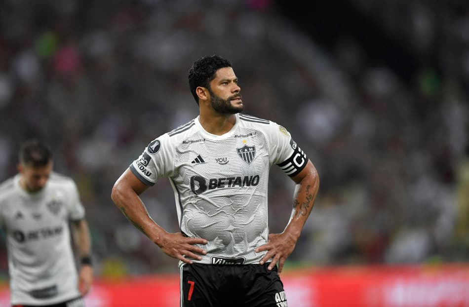 Hulk no Maracanã, no jogo de ida do Atlético-MG contra o Fluminense