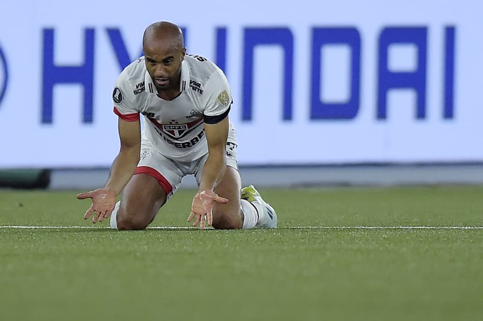 Lucas Moura em Botafogo x Sao Paulo