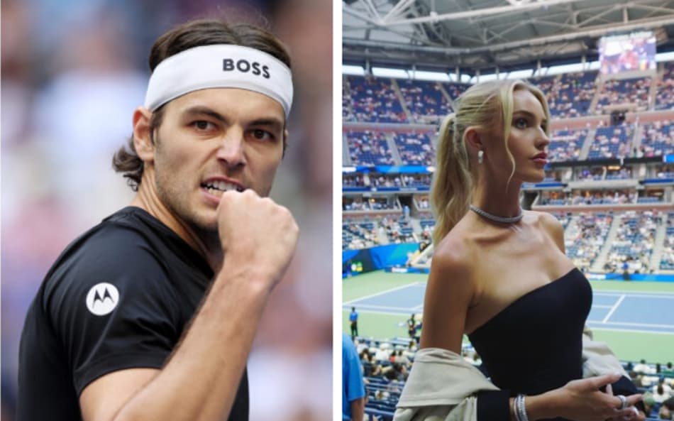 Morgan Riddle e Taylor Fritz: Juntos desde 2020, o casal estrelou a série de tênis da Netflix, Break Point. Fritz é o americano mais bem classificado da ATP e Morgan é influenciadora digial.