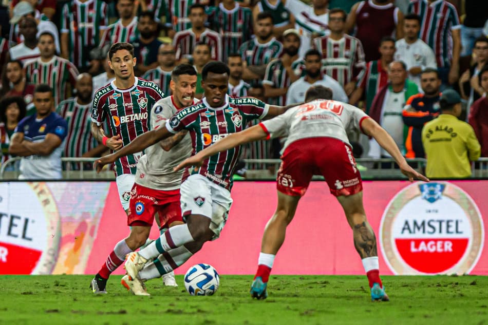 Rio de Janeiro, RJ, Brasil - 08/08/2023 - Estádio Maracanã - Conmebol Libertadores 2023 , oitavas de final, jogo 2 , jogo entre Fluminense x Argentinos Juniors. FOTO DE MARCELO GONÇALVES / FLUMINENSE FC IMPORTANTE: Imagem destinada a uso institucional e divulga磯, seu uso comercial estᠶetado incondicionalmente por seu autor e o Fluminense Football Club. IMPORTANT: Image intended for institutional use and distribution. Commercial use is prohibited unconditionally by its author and Fluminense Football Club. IMPORTANTE: Im᧥n para uso solamente institucional y distribuici㮮 El uso comercial es prohibido por su autor y por el Fluminense Football Club