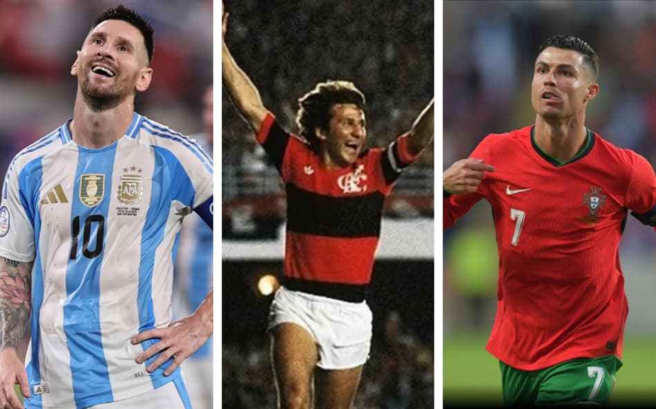Messi, Cristiano Ronaldo e cinco brasileiros! Confira lista dos jogadores com mais gols oficiais de falta