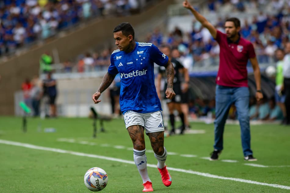Passagem de Dudu pelo Cruzeiro durou apenas quatro meses (Foto: Fernando Moreno/AGIF)
