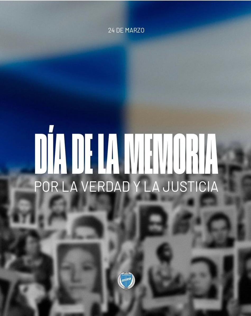Clubes argentinos lembram o “Día de la Memoria por la Verdad e la Justicia”; veja