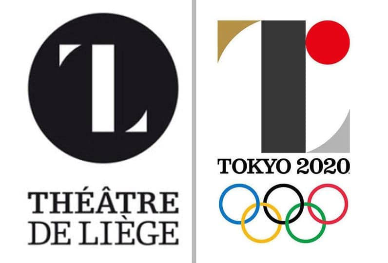 Teatro de Liége (esquerda) e da Olimpíada de Tóquio-202 (direita)