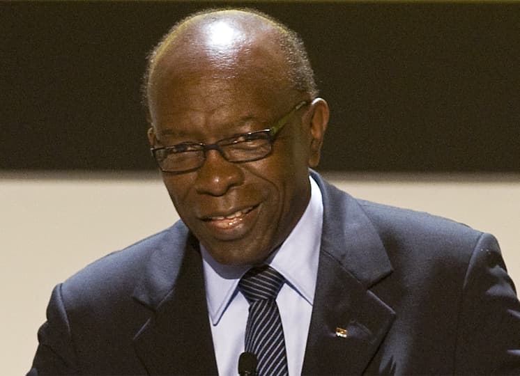 Jack Warner, 72 anos, trinitário, ex-vice-presidente da Fifa e ex-presidente da Concacaf (declarou-se culpado) (FOTO: AFP)