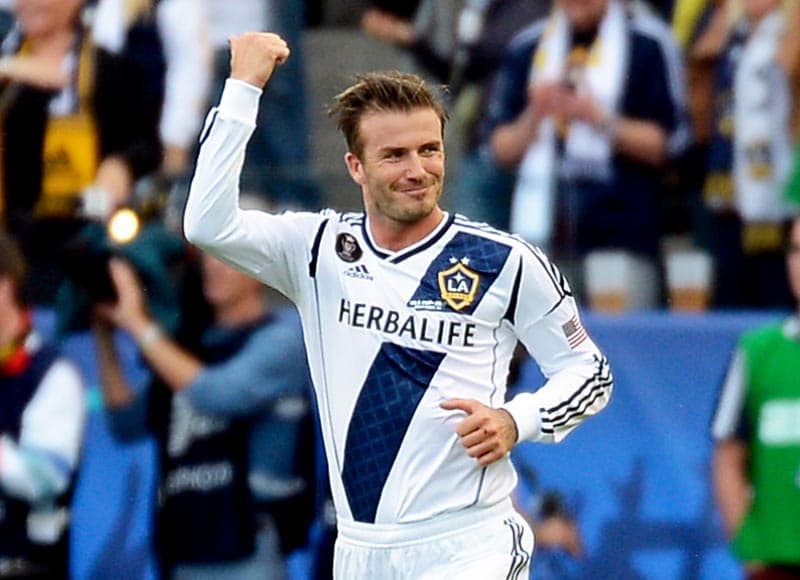 Los Angeles Galaxy x Houston Dynamo - David Beckham (Foto: Kevork Djansezian/AFP)