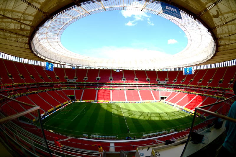 Estádio Nacional Mané Garrincha - Brasília (Foto: Christophe Simon/AFP)