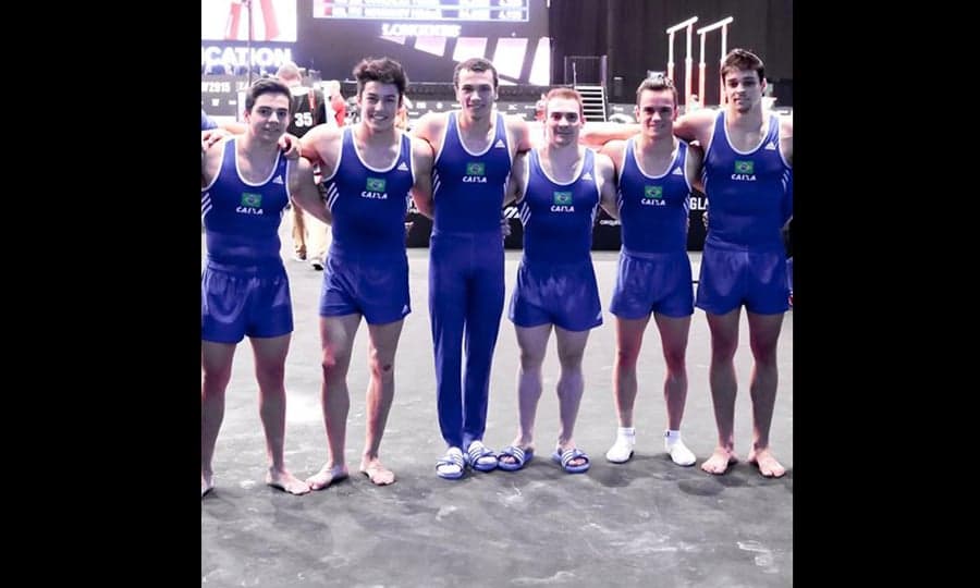 Seleção masculina de ginastica artística (Foto: Divulgação)