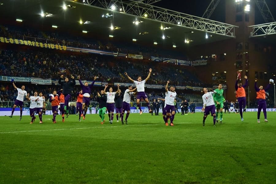 Sampdoria 0 x 2 Fiorentina