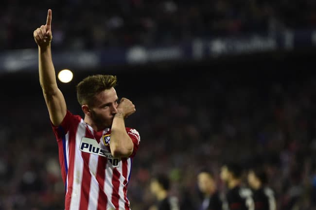 Niguez marcou o primeiro do Atlético (Foto: Javier Soriano / AFP)