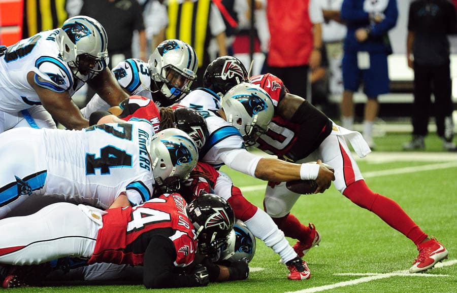 Panthers x Atlanta Falcons (Foto:Scott Cunningham / GETTY IMAGES NORTH AMERICA / AFP)