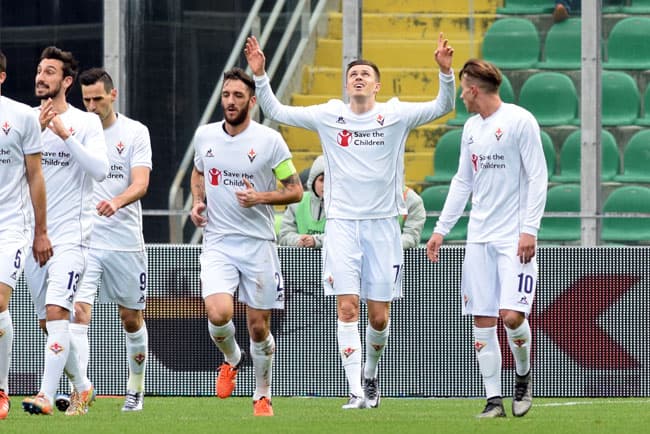 Ilicic fez dois gols para a Fiorentina (Foto: Giovanni Isolino / AFP)