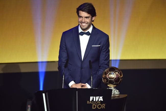 Kaká - Bola de Ouro (Foto: Fabrice Coffini / AFP)