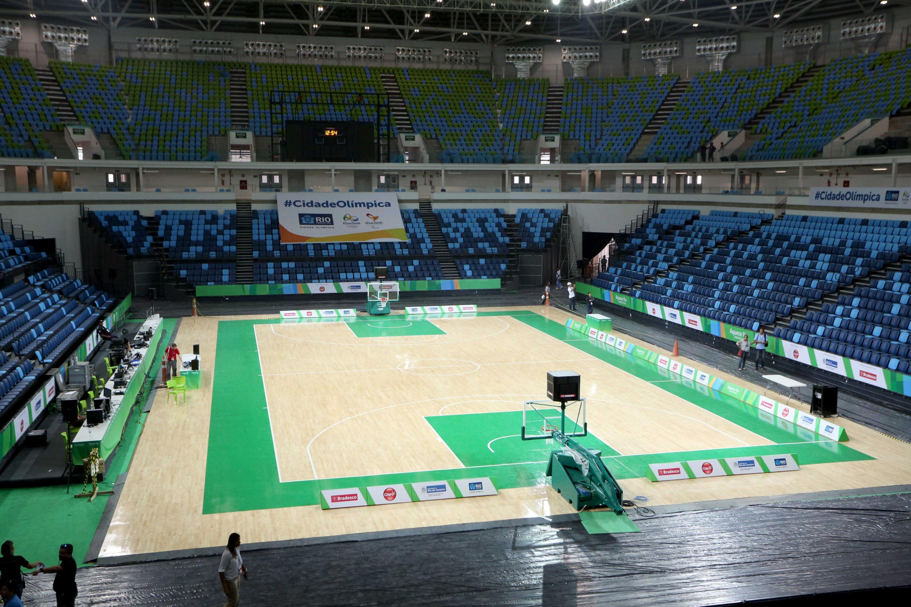 Arena Carioca 1, casa do basquete na Rio-2016 (Foto: Beth Santos)