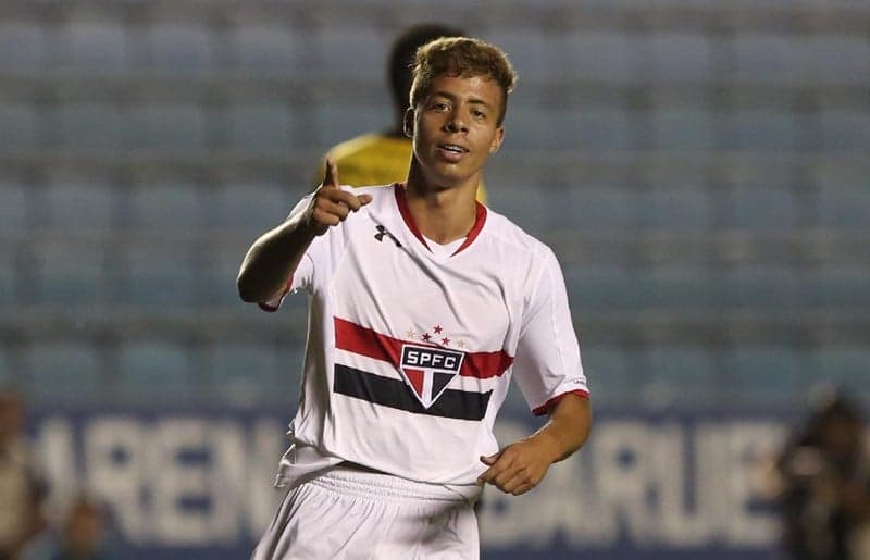 Lucas Fernandes, atacante do São Paulo