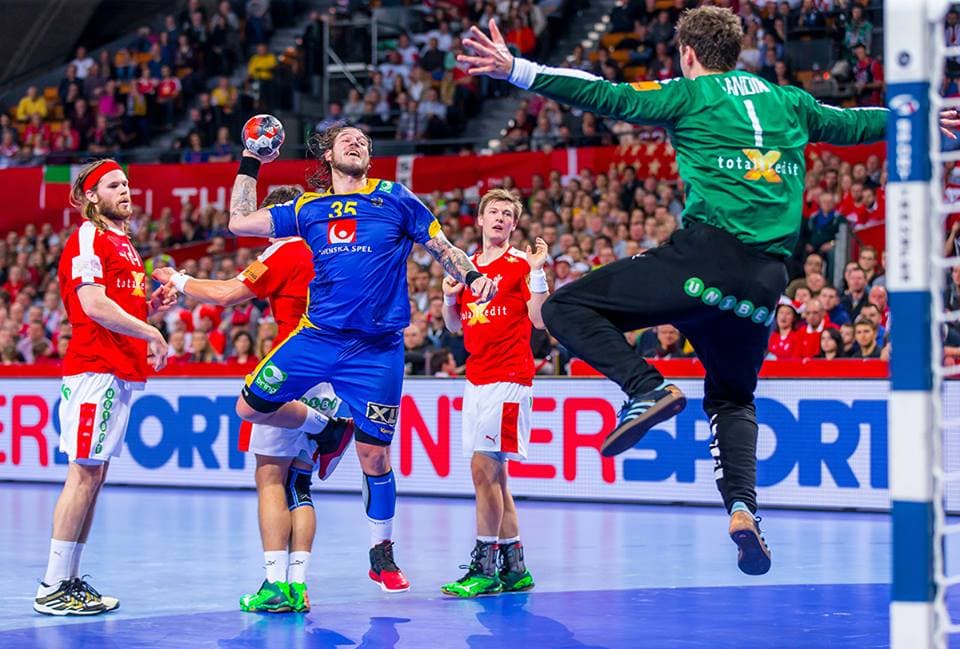Suécia e Dinamarca/ Foto: Sascha Klahn - EHF EURO