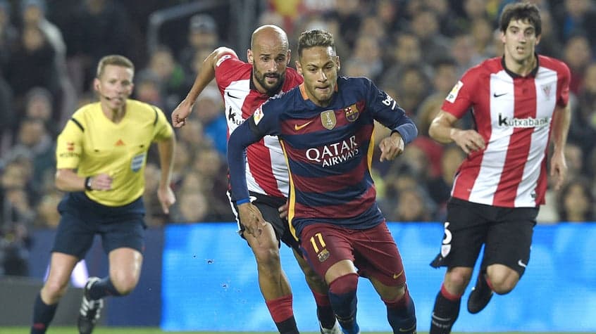 HOME - Barcelona x Athletic Bilbao - Copa do Rei - Neymar (Foto: Lluis Gene/AFP)