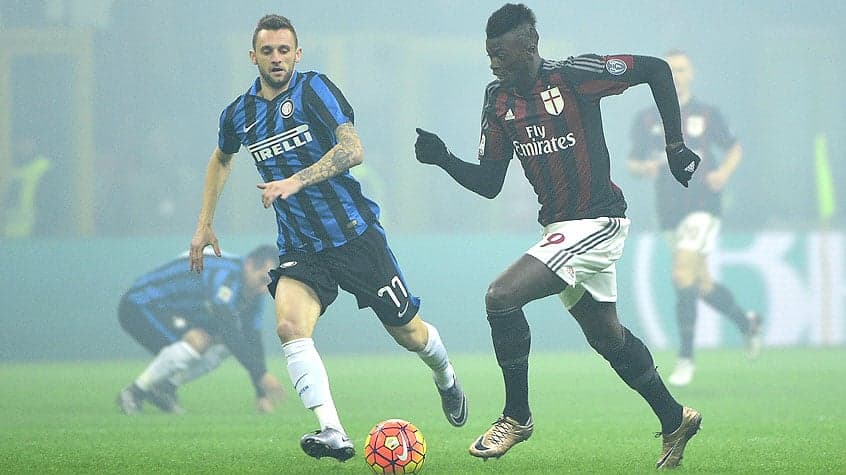 HOME - Milan x Inter de Milão - Campeonato Italiano - Mbaye Niang e Marcelo Brozovic (Foto: Olivier Morin/AFP)
