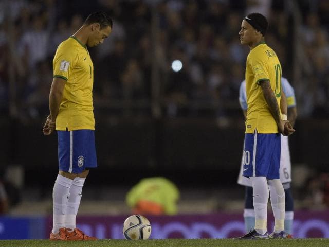 Ricardo Oliveira e Neymar