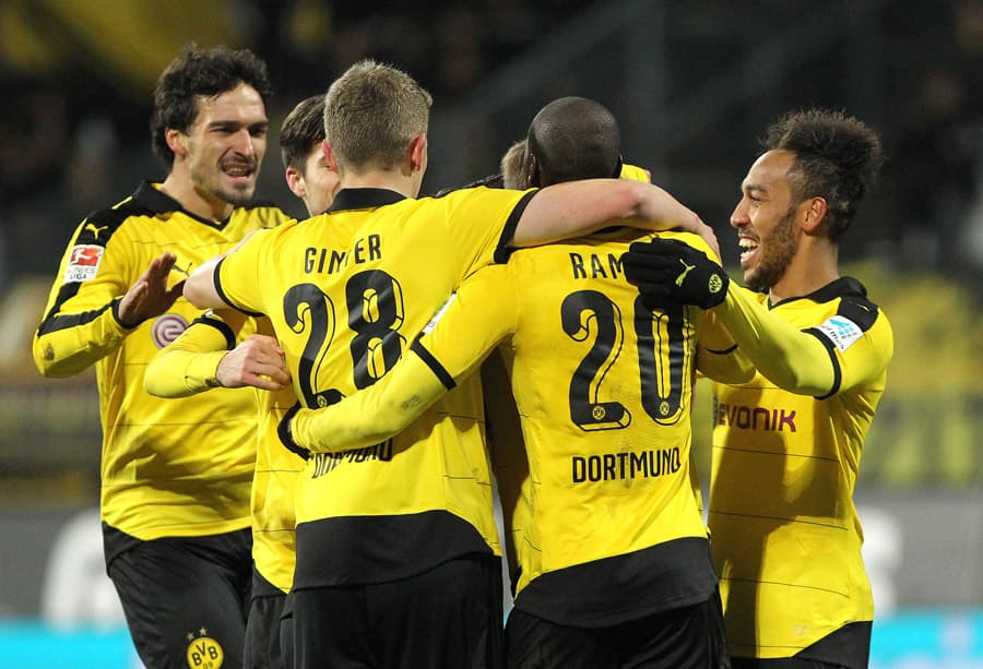 Dortmund x Borussia (Foto: DANIEL ROLAND/AFP)