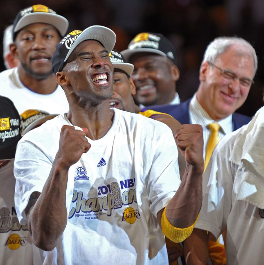 Em 2010, mais um anel da NBA para Kobe Bryant, após vitória sobre o Boston Celtics