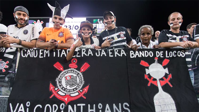 HOME - Corinthians x Cobresal - Copa Libertadores - Torcida (Foto: Marcelo Machado de Melo/Fotoarena/LANCE!Press)