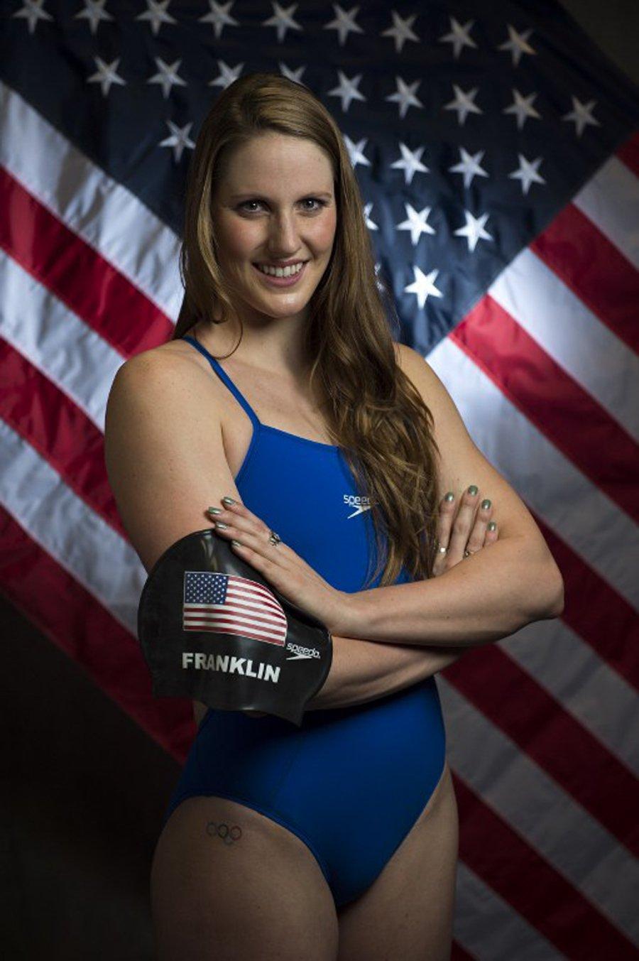 A jovem nadadora americana Missy Franklin já tem quatro ouros olímpicos