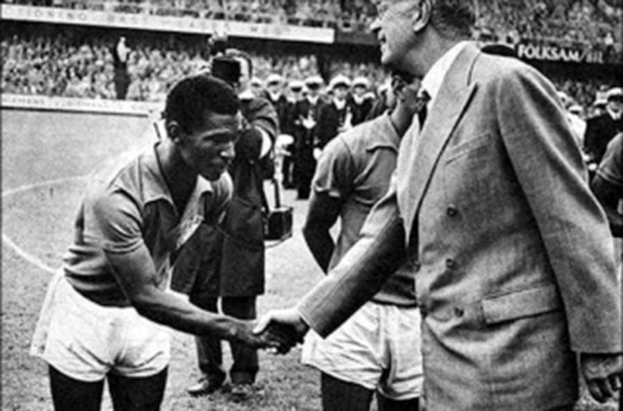 1958 - Copa do Mundo - Didi e o Rei Gustavo