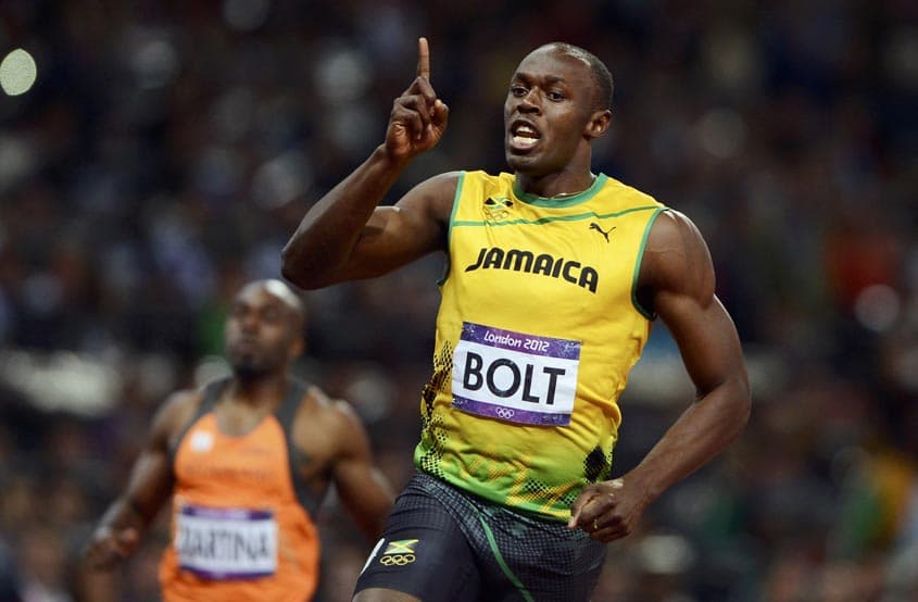 Olimpíadas 2012 - Londres - Bolt na prova dos 100m