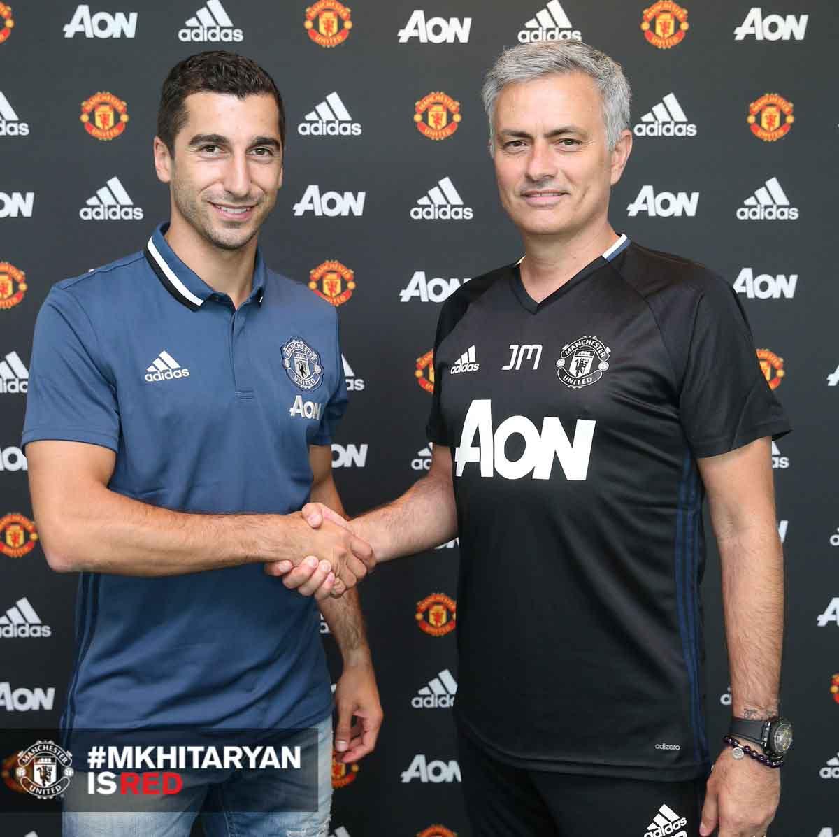 Mkhitaryan - Manchester United (Foto: Reprodução)