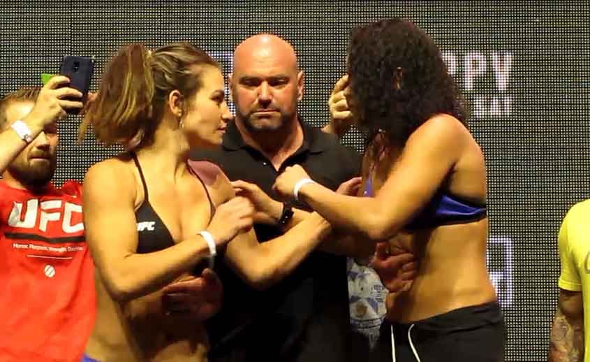 Amanda Nunes encara Miesha Tate antes do UFC 200