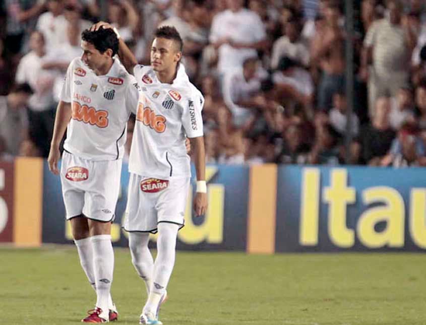 Neymar e Ganso - SANTOS