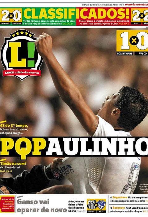 2012 - Corinthians x Vasco - Paulinho