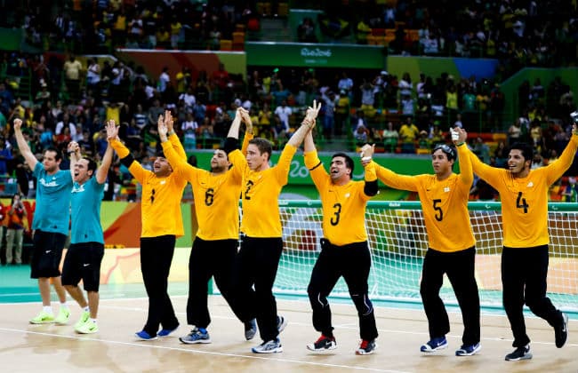 Dia 9 - A Seleção Brasileira masculina ficou com a medalha de bronze no goalball